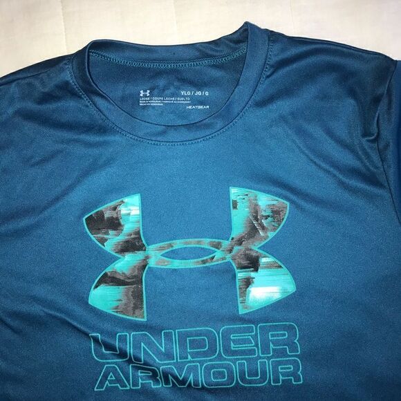 Under Armour boys loose heatgear T-shirt size YLG - Picture 2 of 2